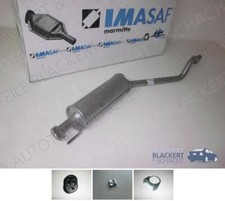 IMASAF Auspuff Mitteltopf+Anbauteile für Opel Astra F+CC 1.4+1.6+16V Automatik