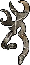 #2220 (1) 5" Browning Hunting Camo Pattern Decal Sticker Laminated