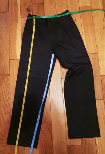 Age 9-10yr School Uniform 1pr Black Trousers Regular Boot-cut Boys Age 9-10yrs - Picture 5 of 6