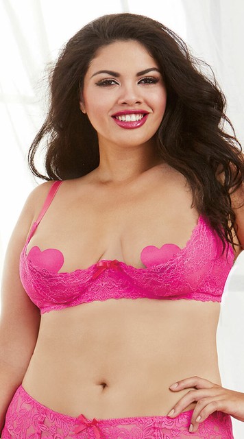 Womens Plus Size Sultry Nights Open Cup Shelf Bra, Plus Size Open Cup Lace Bra for sale online