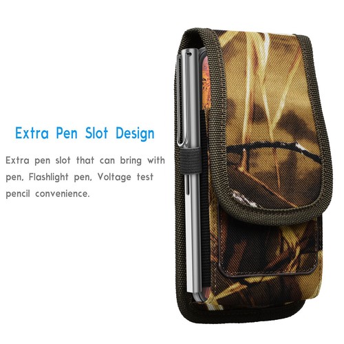Phone Holster for iphone Samsung Nylon Cell Phone Belt Clip Holder Pouch Case - Picture 34 of 42