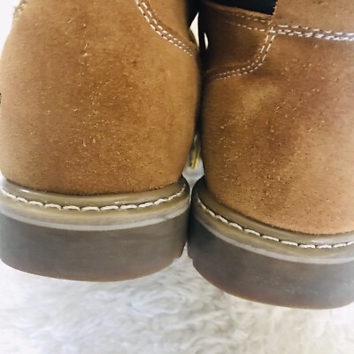 Coleman Workwear Brown Steel Toe Suede Leather Men