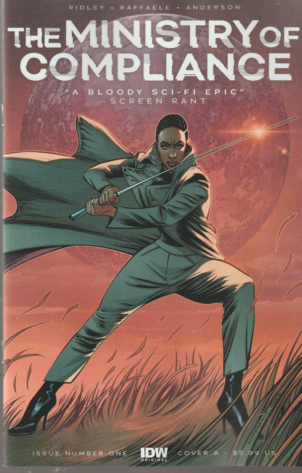 IDW COMICS MINISTRY OF COMPLIANCE #1 NOVEMBER 2023 1ST PRINT NM