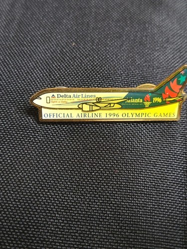 Delta Airlines Centennial Spirit 1996 pasador olímpico Atlanta avión a reacción oficial - Imagen 3 de 9