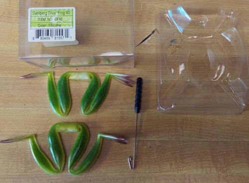 River2Sea DF60 Dahlberg Diver Frog Replacement Legs And Tool - 03 LIME