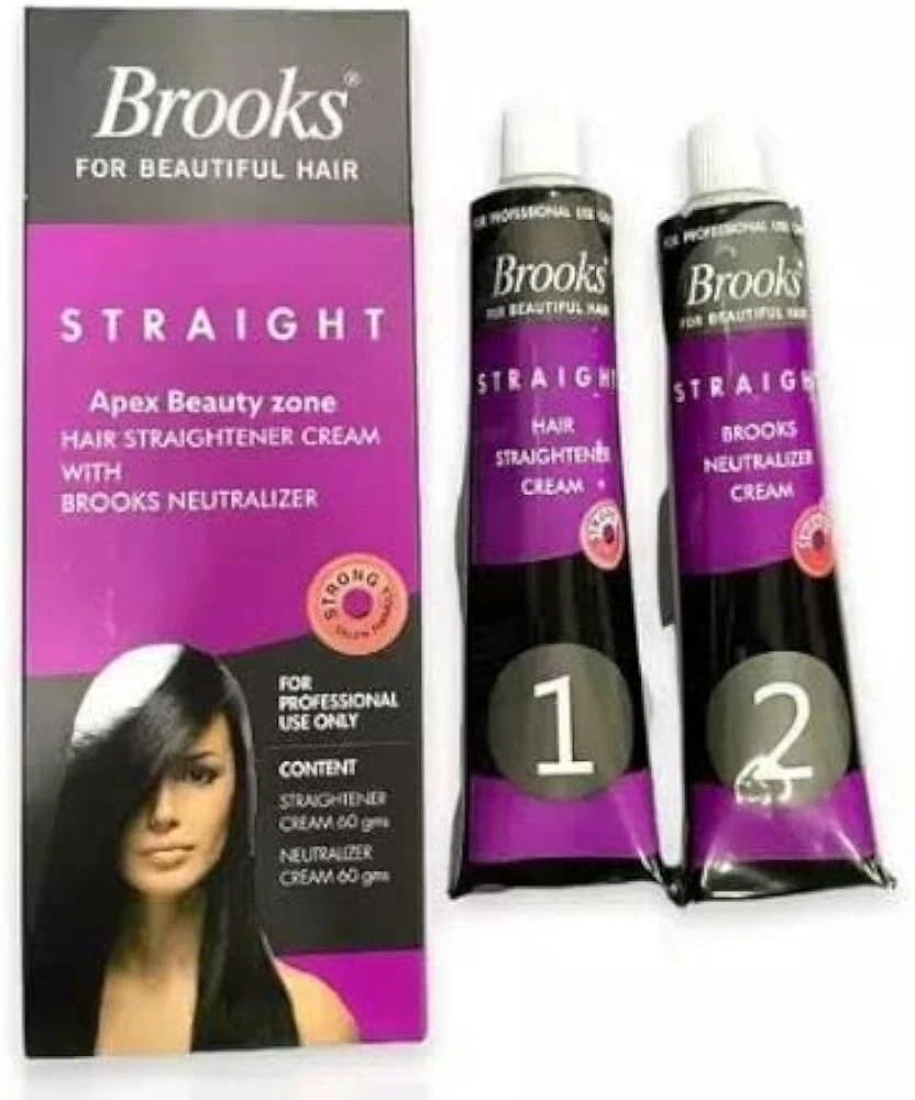 Brooks hair 2025 straightener cream