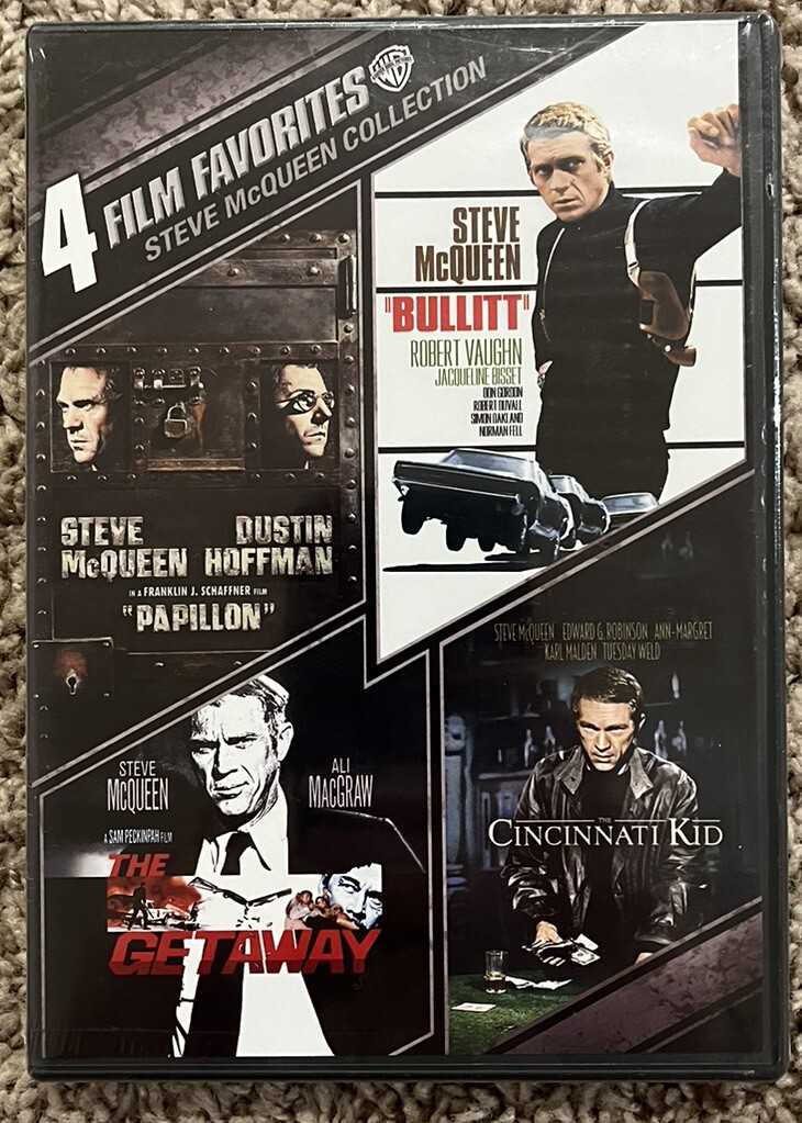 Film Favorites: Steve McQueen Collection (DVD) Brand New!!!