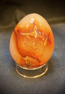 Carnelian Egg With Stand 2 Inch | eBay