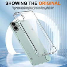 For Nothing CMF Phone 1, Luxury Transparent Clear Bayer Crystal Cover Case