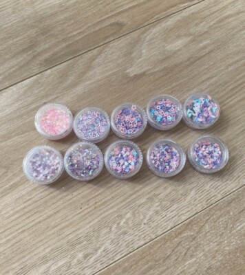 Nail Art Glitzer 3D Perlen topping Art 