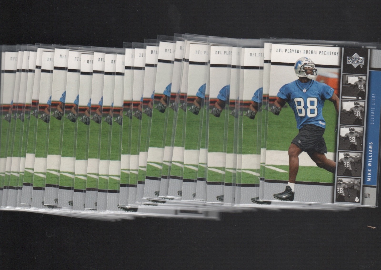 (31) COUNT LOT MIKE WILLIAMS 2005 UPPER DECK ROOKIE PREMIERE ROOKIE CARD #18