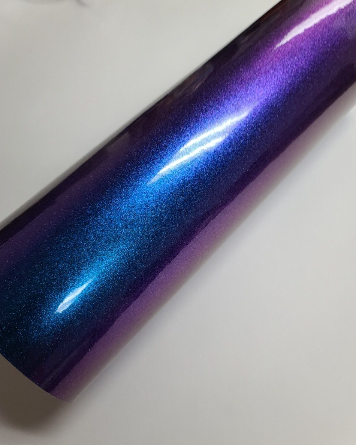 Gloss Deep Purple Blue Metallic Flip Vinyl Car Wrap Decal Sticker Film
