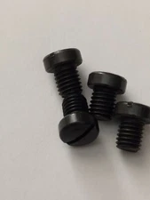 6-48 X 1/8" Blued Slotted Fillister Head Gunsmith Screws (4-Pcs)