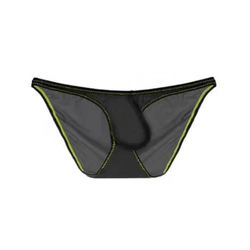 3packs Lot Mens Sexy Briefs Ice Silky Underwear Thin Low Rise Pouch Panties - Picture 17 of 21