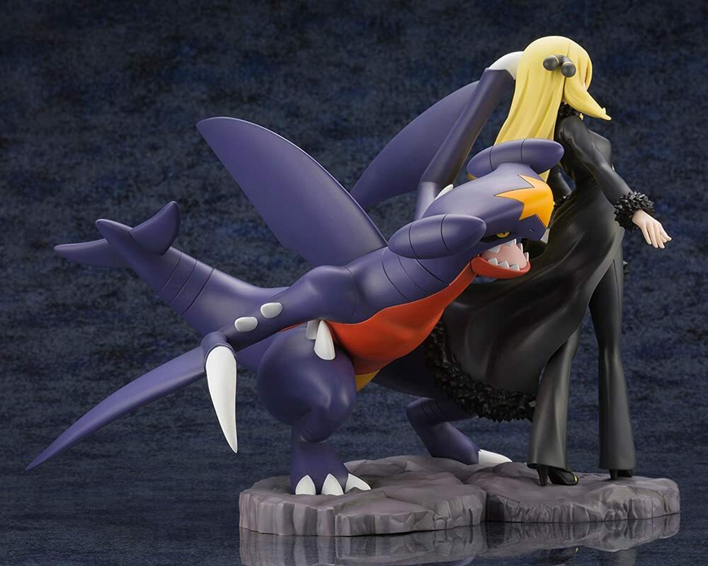 KOTOBUKIYA ARTFX J Pokemon series Cynthia with Garchomp 1/8