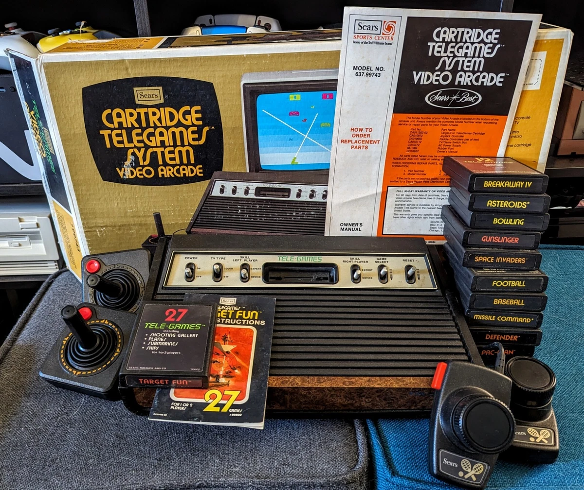 Sears Tele Games Atari 2600 Heavy Sixer Boxed Console CX 10