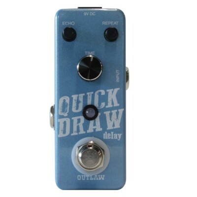 New Outlaw Effects Quick Draw Delay Guitar Effects Pedal