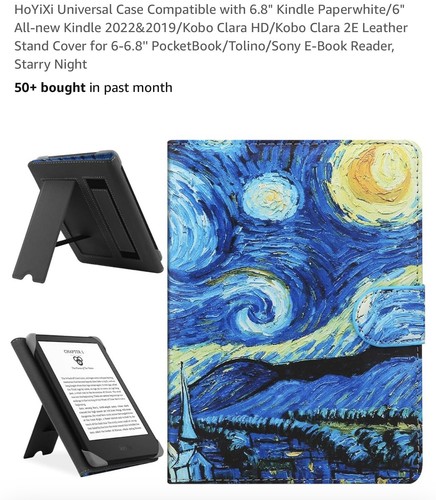Starry Night Universal Kindle Case Cover Compatible With 6.8” Amazon Kindle - Picture 6 of 6