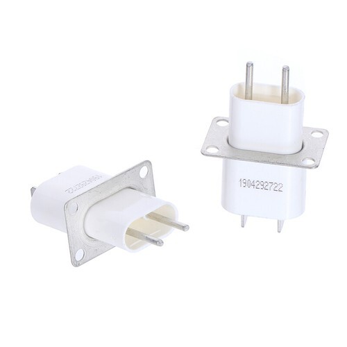 2pcs Microwave Oven Magnetron w/ Through-core Capacitor Pin Sockets Converter - Picture 1 of 9