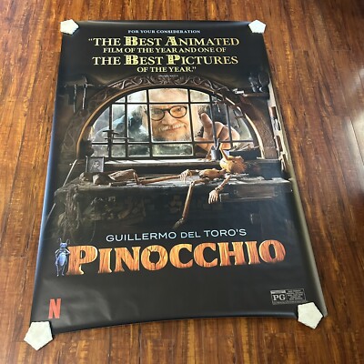 PINOCCHIO Guillermo Del Toro NETFLIX Ori.BUS STOP D/S 2022 MOVIE POSTER 48x70