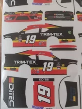 2024 Josh Bilicki Trim-Tex Xfinity 1/64  Peel&Stick Decals