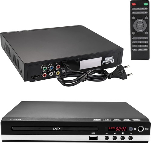 DVD-Player mit HDMI/AV-Ausgang USB-Eingang DVD-Player HD 1080P PAL/NTSC-System - Bild 23 von 23