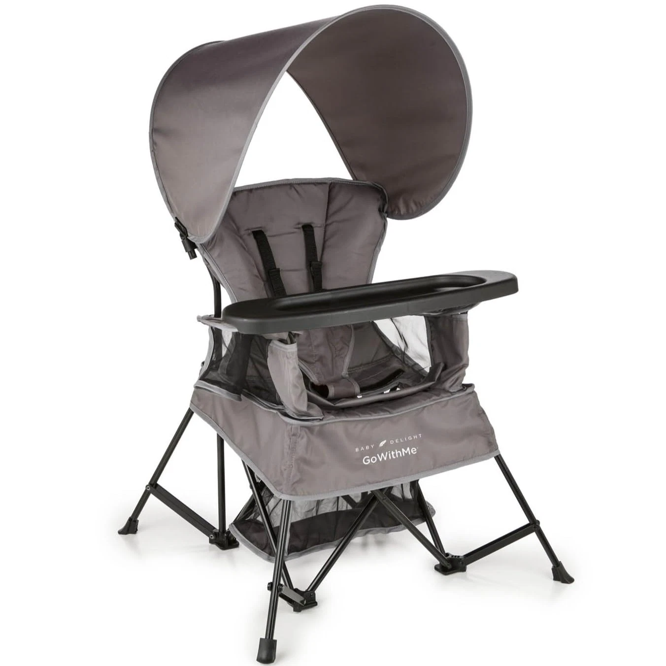 Go w/ Me Venture Portable Chair|Indoor & Outdoor|Sun Canopy|3 Child Growth Stage