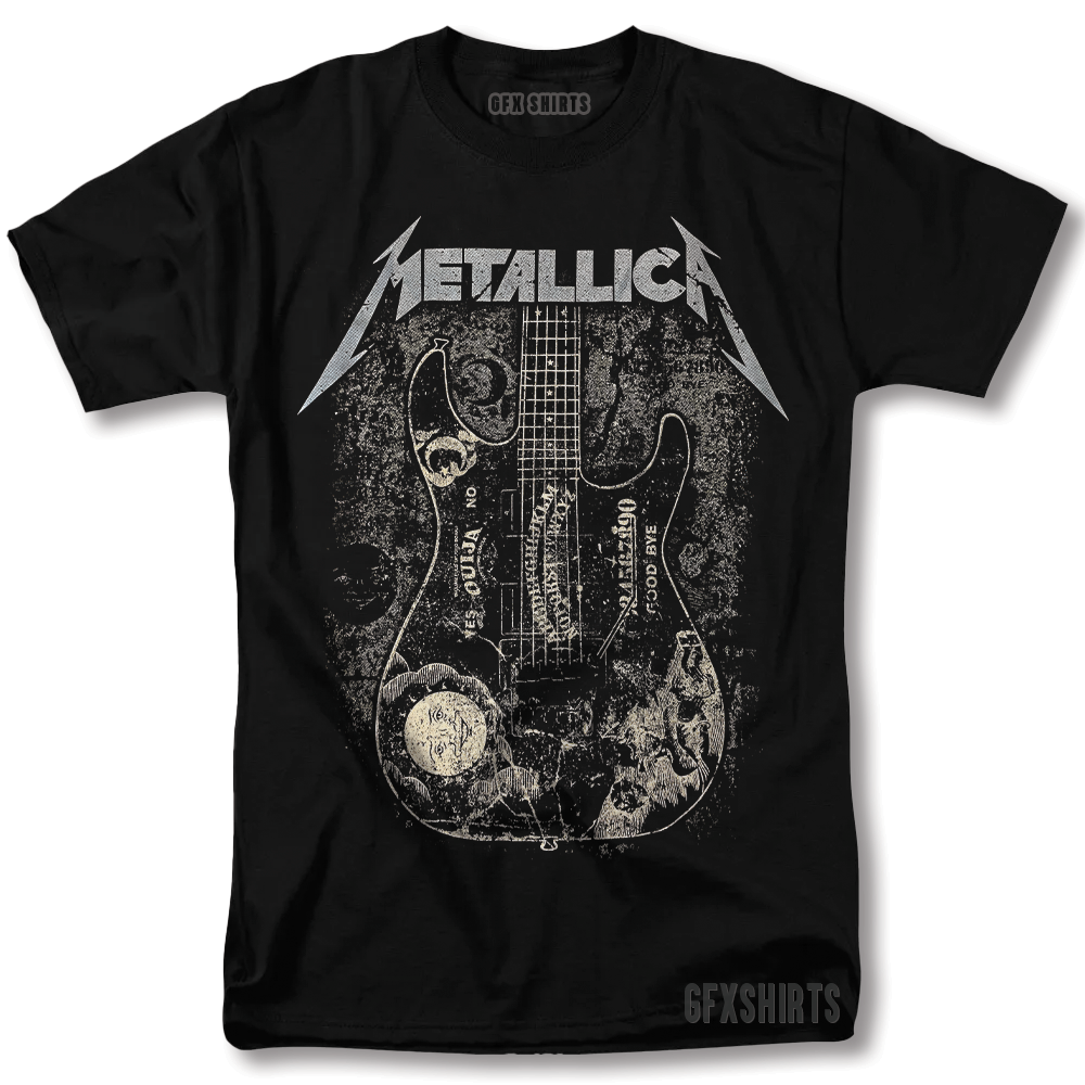 Metallica Heavy Metal Rock Music Concert Tour Vntg Graphic Design T-Shirt