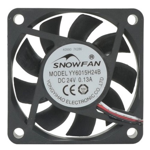 6CM 6015 DC Double Ball Cooling Fan YY6015H24B 24V 0.13A - 第 1/5 張圖片