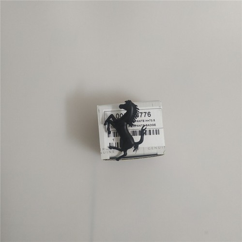 Ferrari Roma Rear Bumper Matte Black Horse Emblem Badge eBay