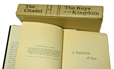 The Citadel and The Keys of the Kingdom with a pocketful of rye - A. J. Cronin