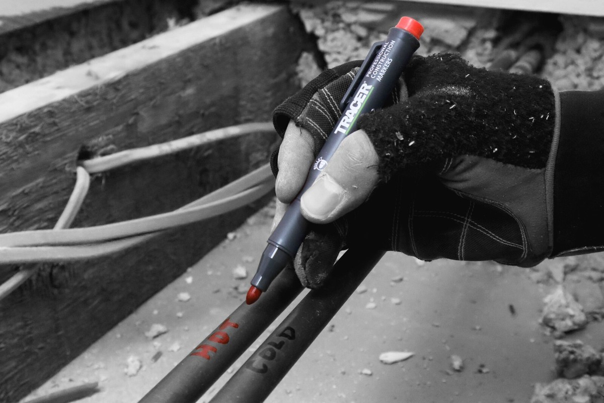 TRACER ACF-MK3 CLOG FREE MARKER + HOLSTER RED BLUE BLACK TRACER ACF-MK3 CLOG FREE MARKER + HOLSTER RED BLUE BLACK