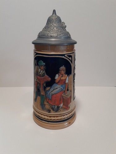 Pair vintage german steins - Picture 2 of 21