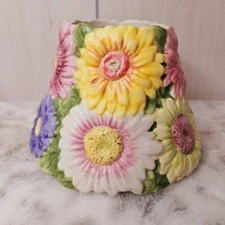 Yankee Candle Flower Floral 3D Jar Topper Tapered 5" Tall