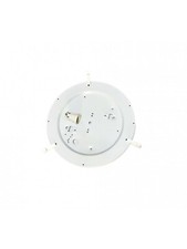 MONTATURA STRUTTURA PLAFONIERA DA SOFFITTO PARETE METALLO BIANCO DIAMETRO 40 CM