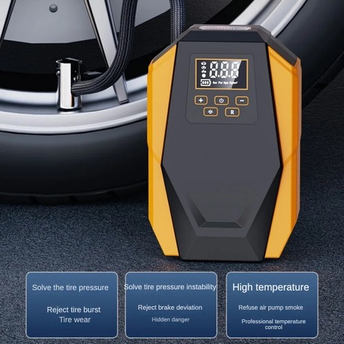 Bomba de aire inflador de neumáticos de coche viene con luz LED bomba de inflado de motocicleta para coche - Imagen 18 de 19