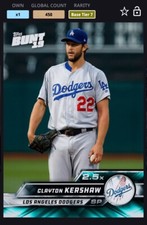 [DIGITAL CARD] Topps BUNT 2019 CLAYTON KERSHAW TIER 7 TEAL BASE, DODGERS,450cc