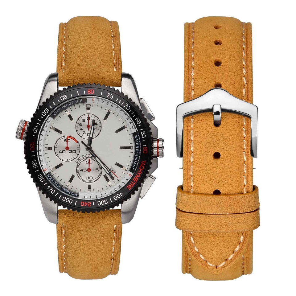 20 Mm  Cinturino Per Orologio In Vera Pelle 14 Mm 16 Mm 18 Mm 19 Mm 20 Mm 21 Mm 22 Mm 23 Mm 24 Mm Cinturini~p179071835 - Foto 4