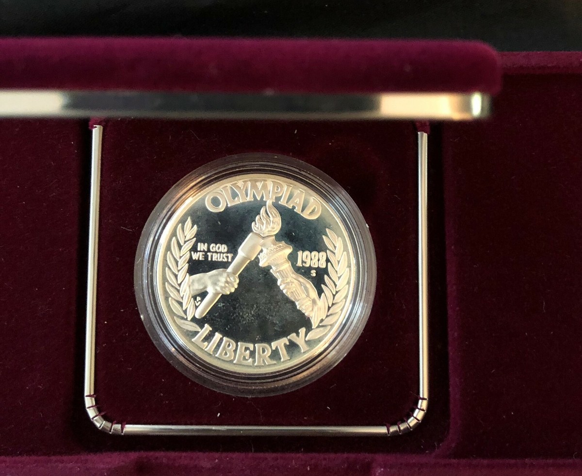 1988-S US Olympic $1 Proof Silver Dollar | eBay