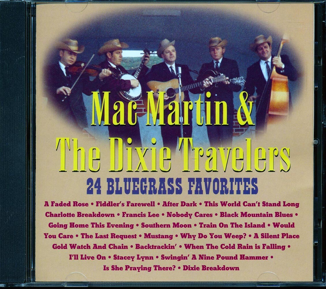 CD Mac Martin & The Dixie Travelers - 24 любимых блюграсса