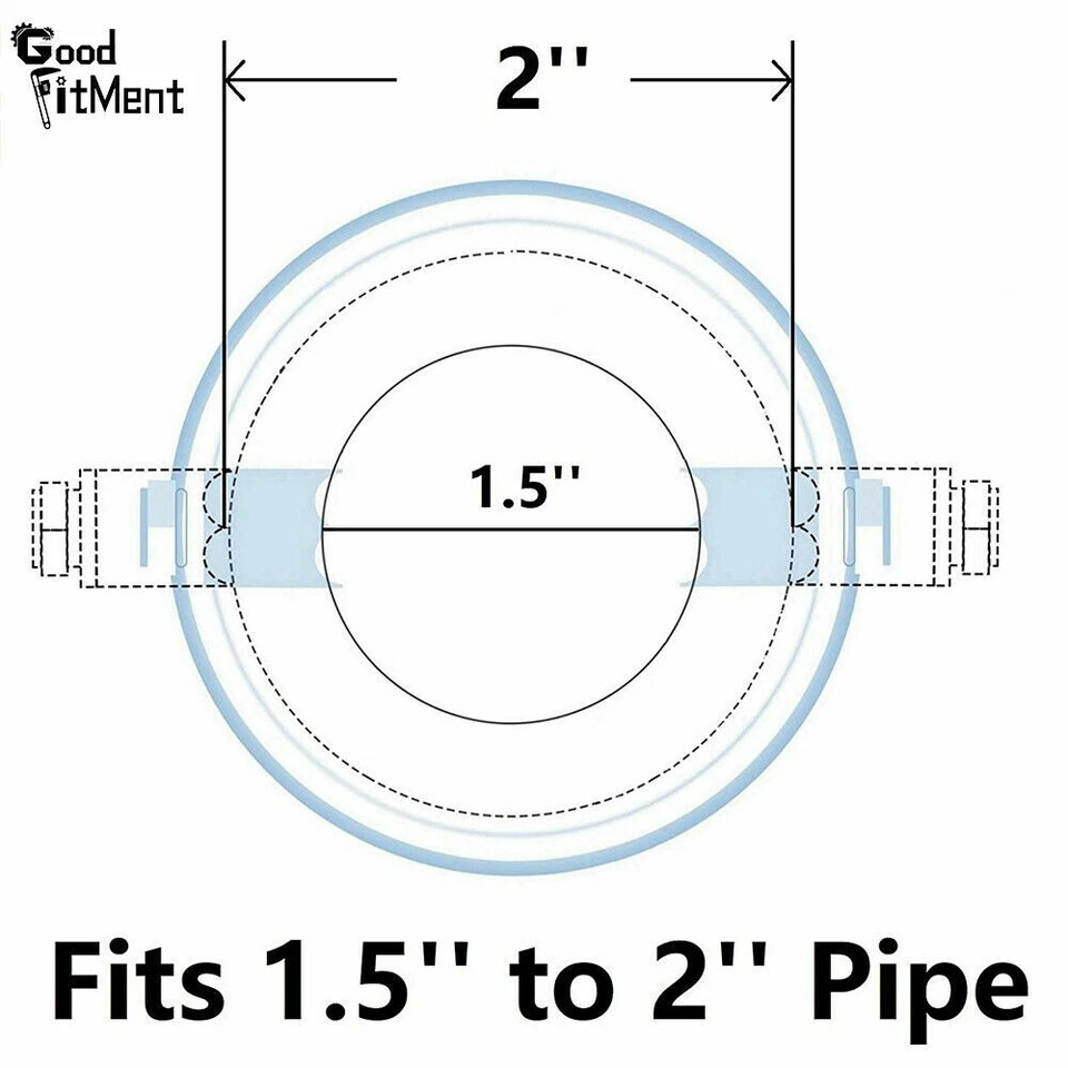 Silenciador de garganta trasero con punta de tubo de escape de coche accesorios de acero inoxidable azul Foto 4 de 4