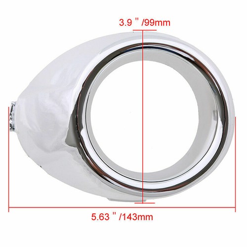 Left Side Front Fog Lamp Trim Bezel Cover Chrome for Ford Fiesta MK7 2008-2012 - Picture 3 of 11