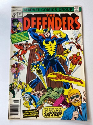 The Defenders #62 (Marvel Comics August 1978) Newsstand 