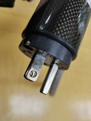 Cable de alimentación Esotérico 7N-PC7100 usado (enchufe de EE. UU., 1,5 M), hecho en Japón - Imagen 2 de 5