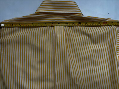 60s Six Button Vintage Brooks Brothers Makers Yellow Striped