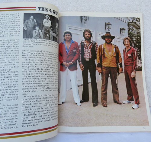 Grand Ole Opry WSM Picture History Book 1982 Paperback - Postcard Bookmark - Picture 12 of 12