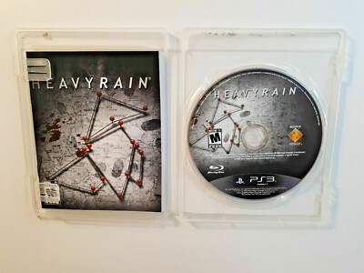 Heavy Rain Sony PlayStation 3 PS3 MINT Disc Complete CIB Same Day Ship CDN 