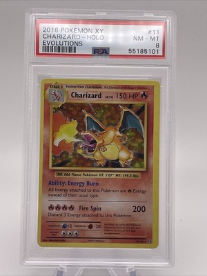 16 Pokemon Xy Evolutions 11 Charizard Holo Psa 8 Ebay