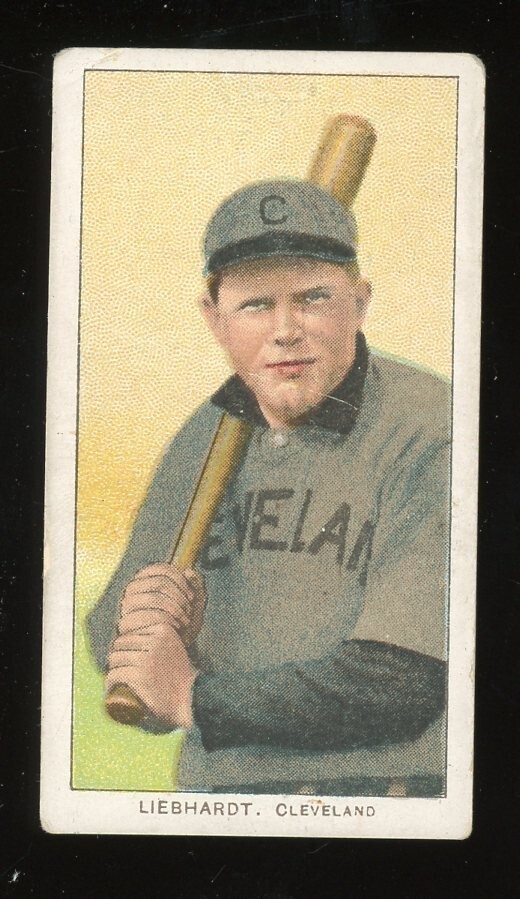 1909-11 T206 Baseball #285 Glenn Liebhardt Sovereign VG