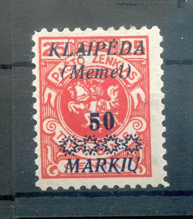 Memel 138IV ABART * MH BPP (X7122